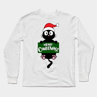 cats cristmas Long Sleeve T-Shirt